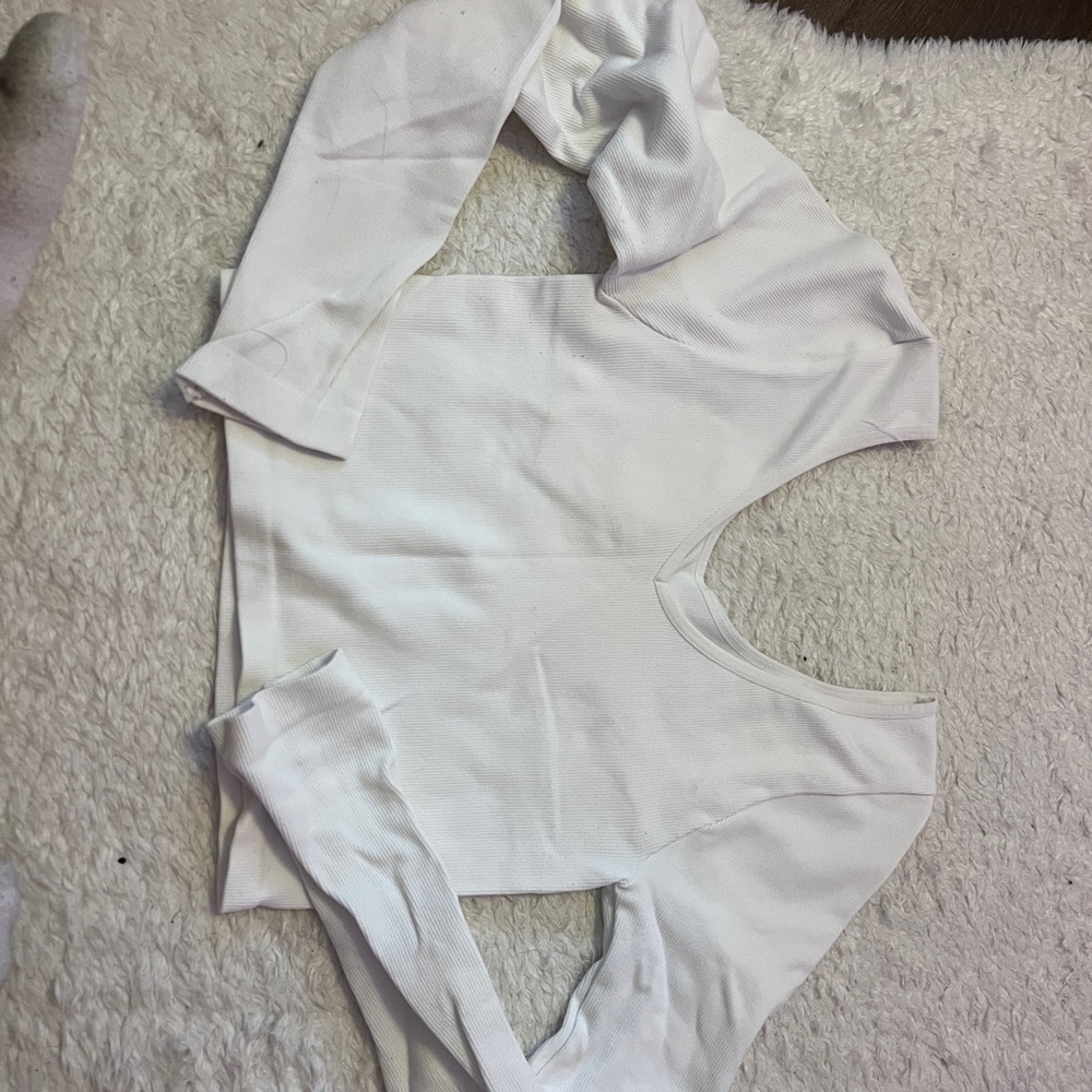 Aeropostale White Crop Top